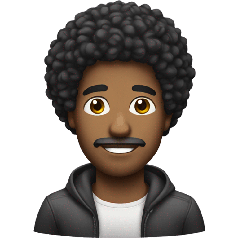 hispanic afro man emoji