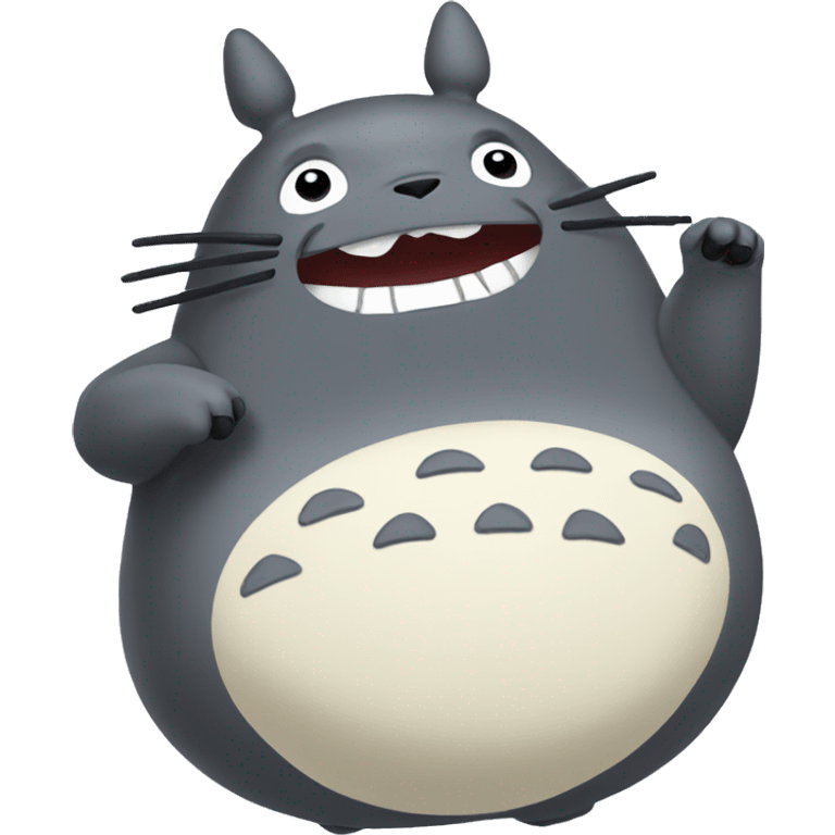 Tap dance totoro emoji