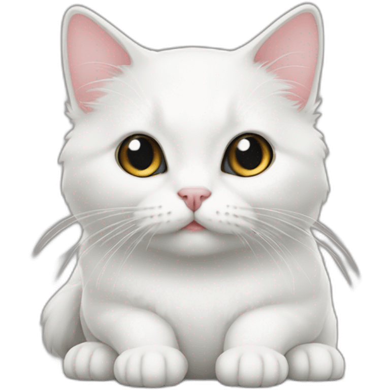 munchkin-cat-white-on-laptoppc emoji