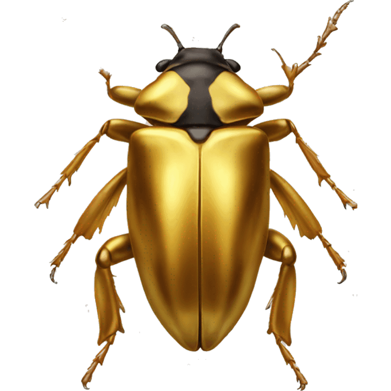 Golden beetle  emoji