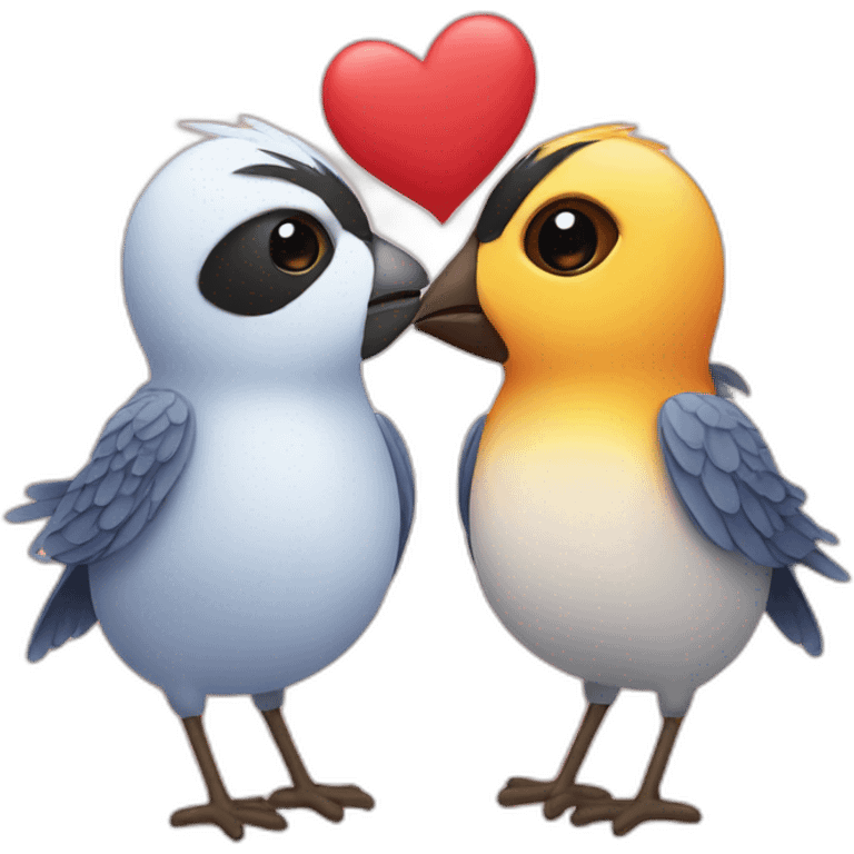 birds in love emoji