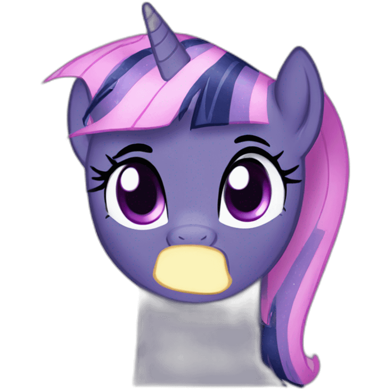 Twilight sparkle emoji