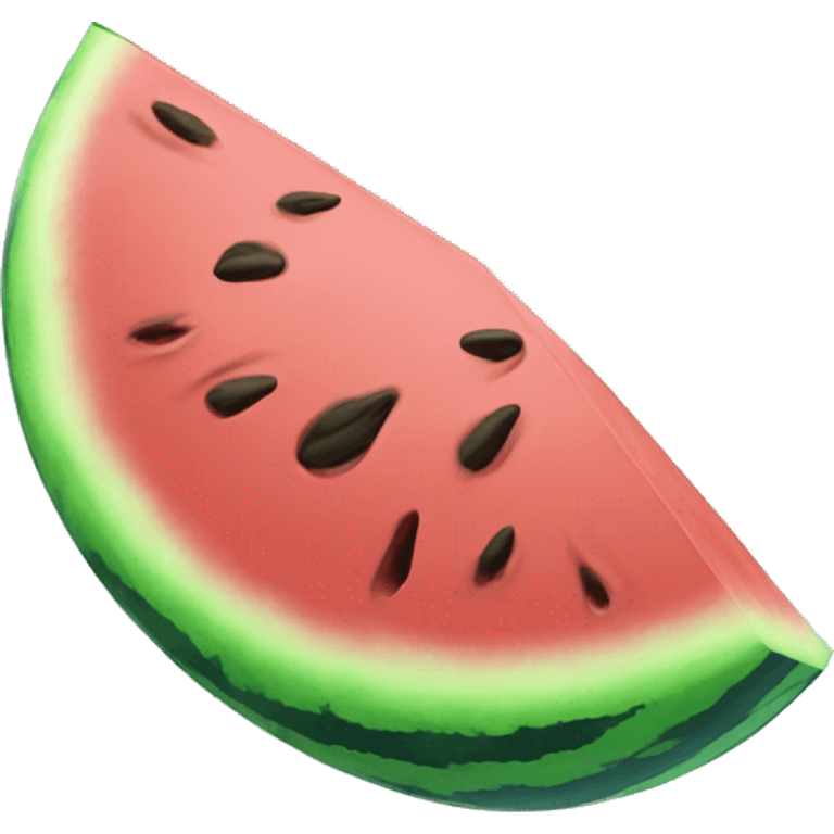 watermelon under blue sky alone emoji