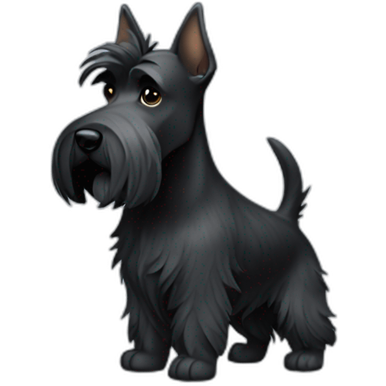 dog scottish terrier full body emoji