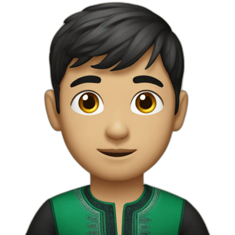 how looks uzbek boy named Akmal emoji