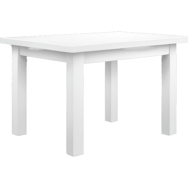 white table pvc  emoji