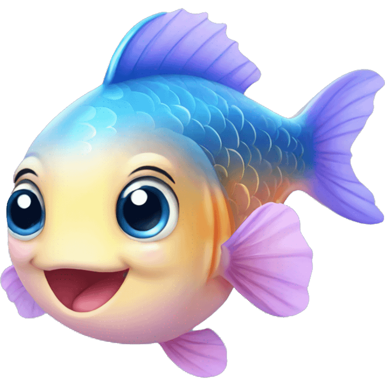 cute kawaii baby fish emoji