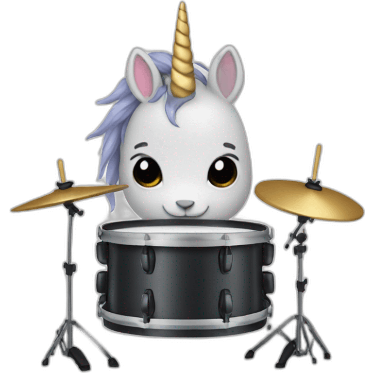 licorn drummer emoji