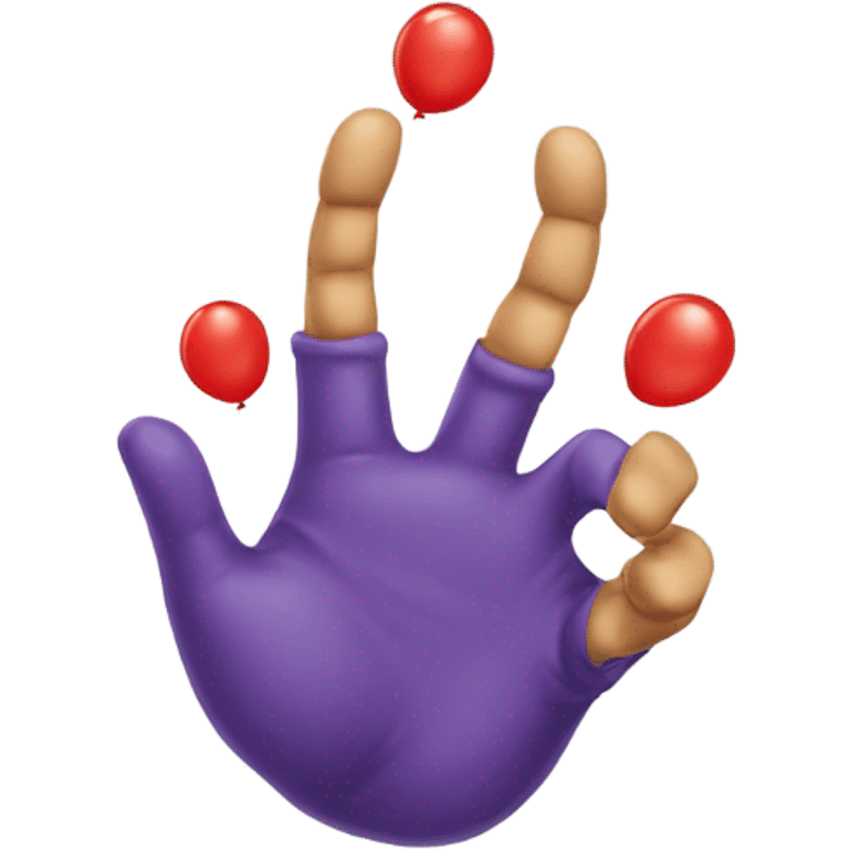 Mr. Balloon Hands emoji