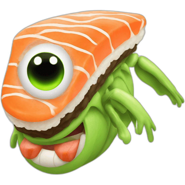 alien-with-sushi emoji