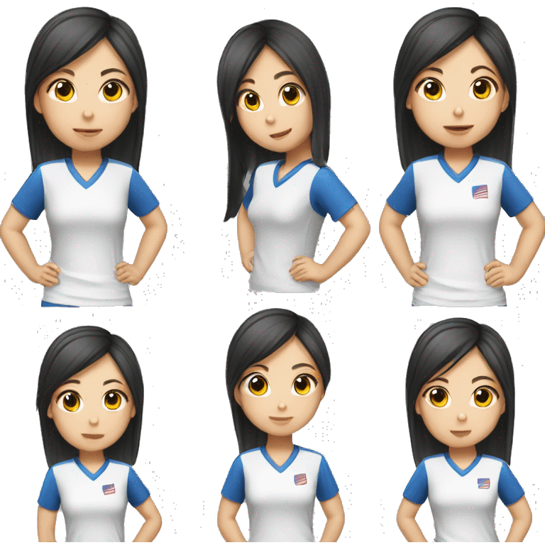 mart girl sport Asian emoji