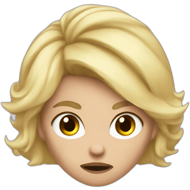 very very angry mother blond hair emoji