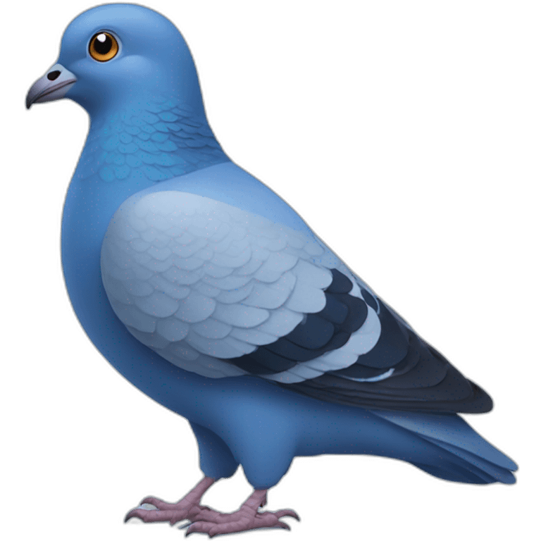 Blue pigeon  emoji