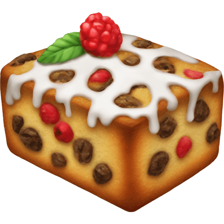 Fruitcake emoji