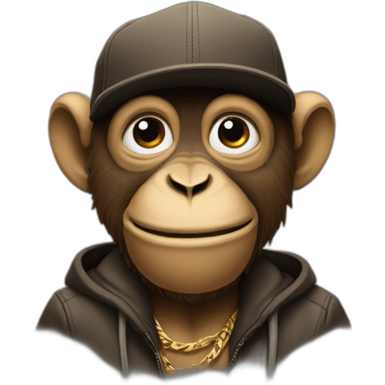 hiphop monkey emoji