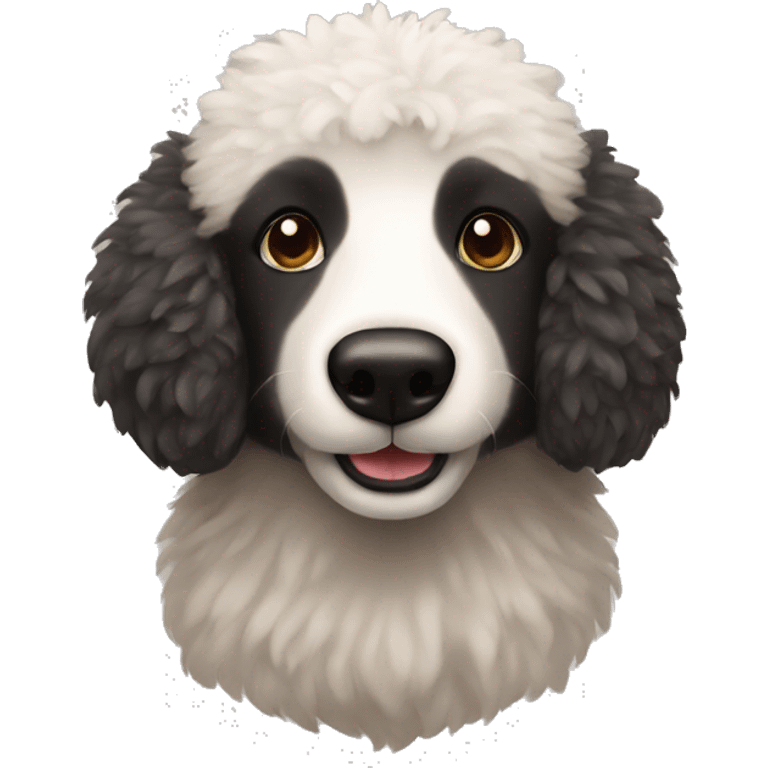 badger with poodle fluffy emoji