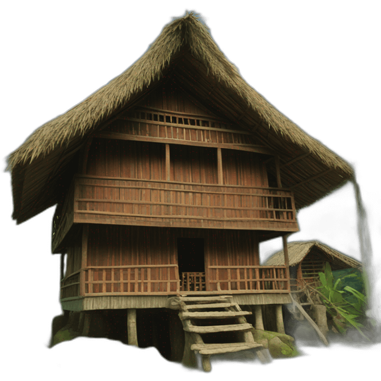 toraja traditional house 4k emoji