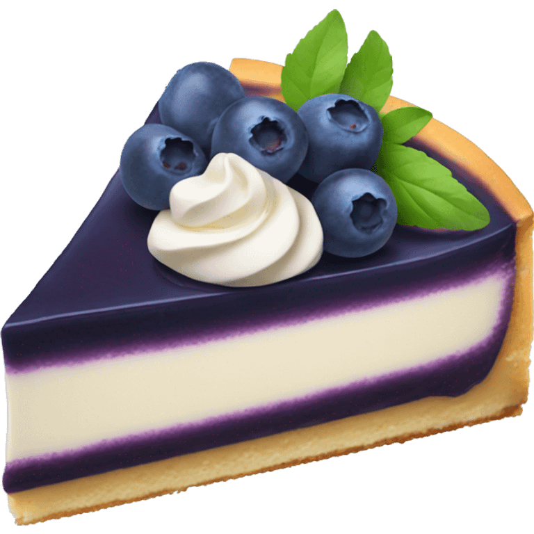 Blueberry Cheesecake  emoji