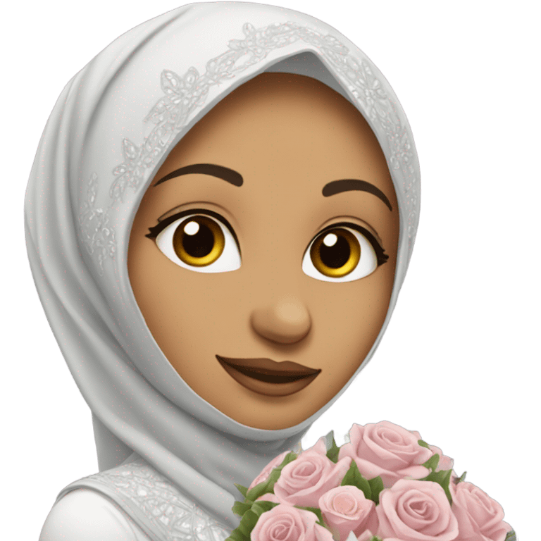 Hijabi bride  emoji