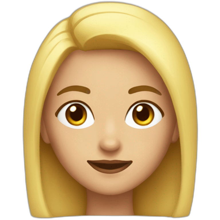 Uma mulher com cara de Deboche emoji