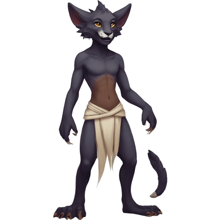 Anthro Vernid by LiLaiRa full body emoji