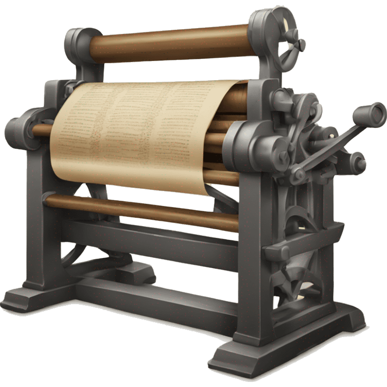 gutenberg printing press emoji