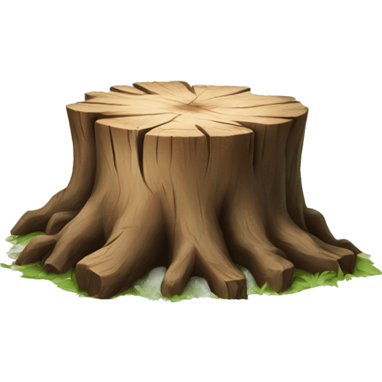 tree stump emoji