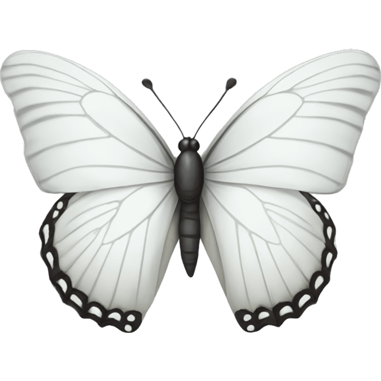 White butterfly emoji