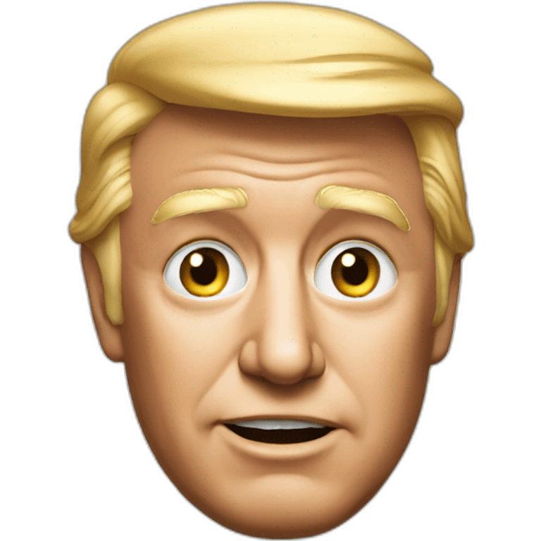 Trump caricature emoji