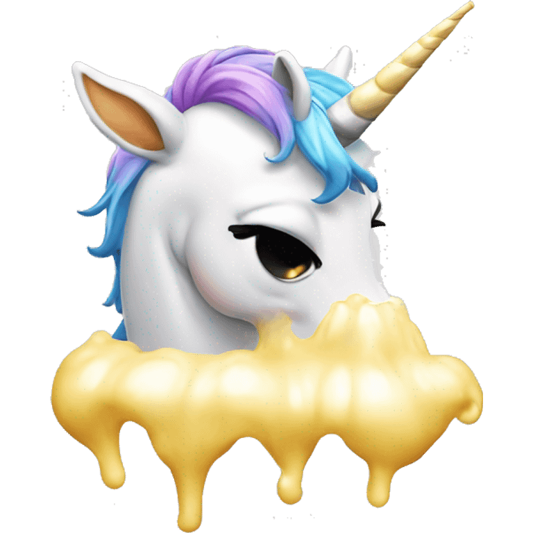 unicorn puking  emoji