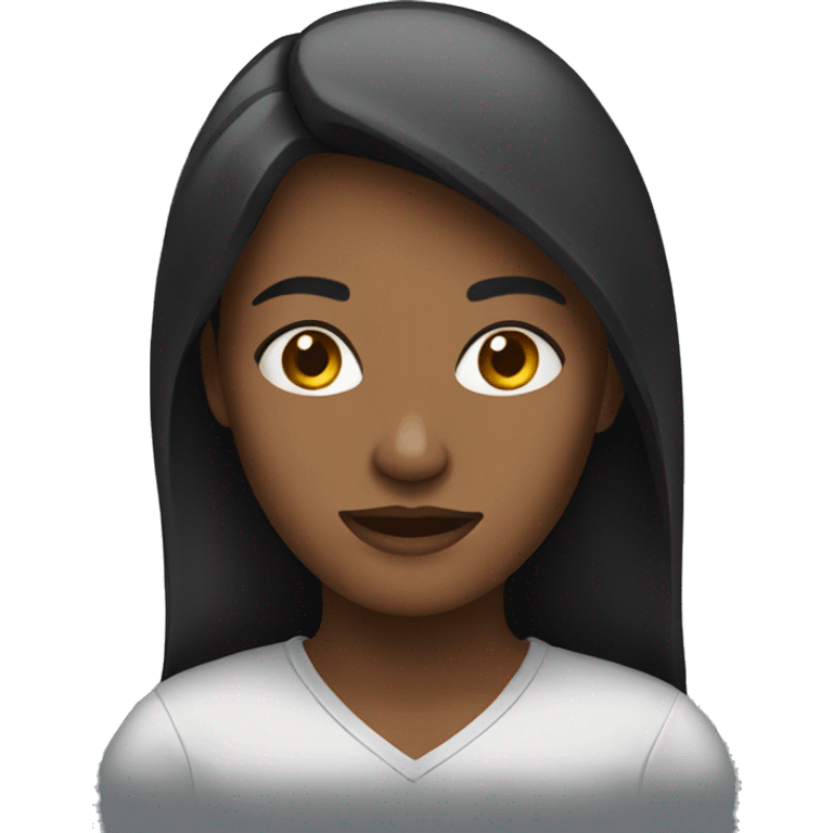 Woman online emoji