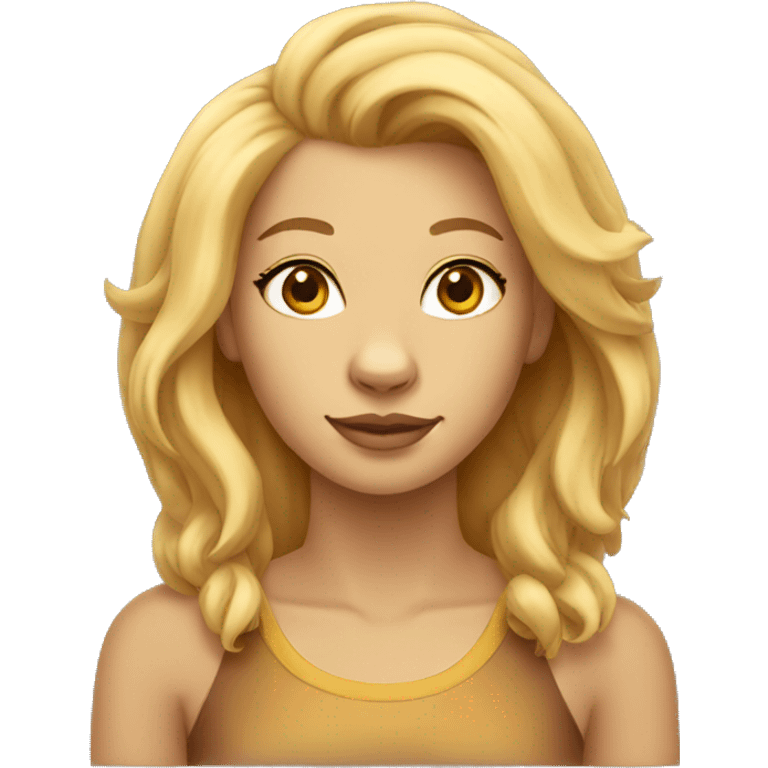 lioness with blonde hair emoji