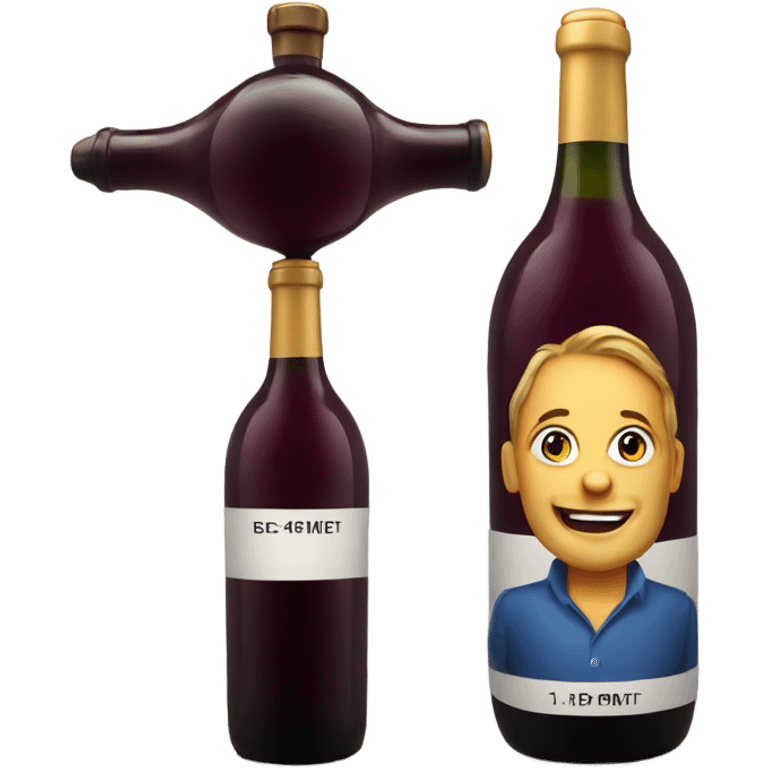 huge wine bottle (9 liters) emoji