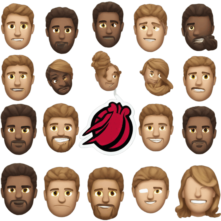 CREATE ME A MIAMI HEAT LOGO EMOJI emoji