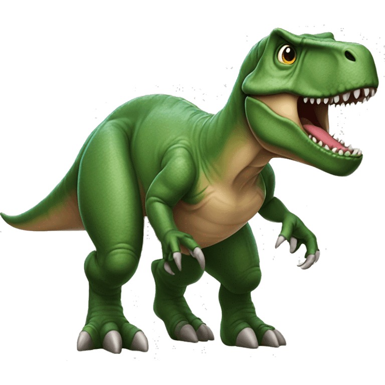 T-rex de botas emoji