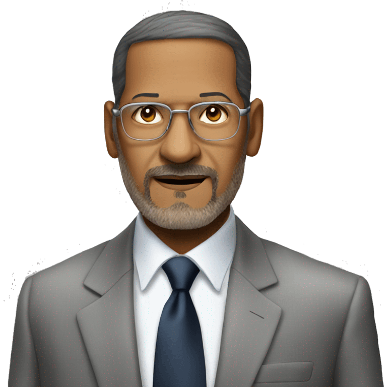 Nana patekar in suit, lights on face emoji