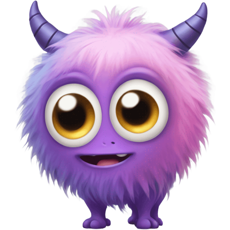 kind funny baby monster emoji