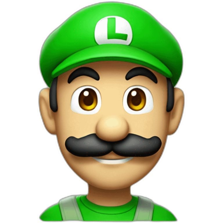 Mario with luigi cap emoji