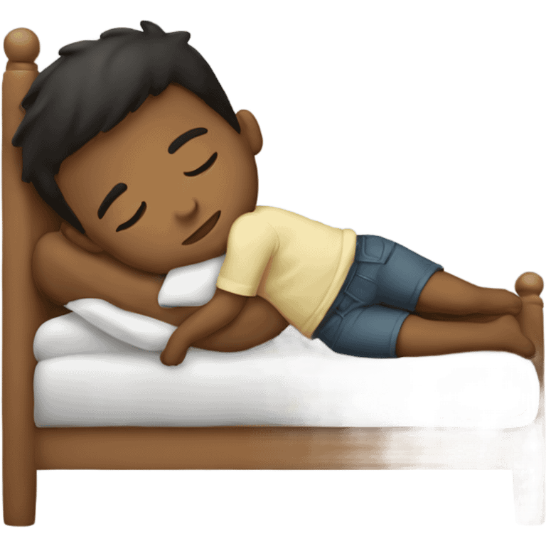 Boy sleeping emoji