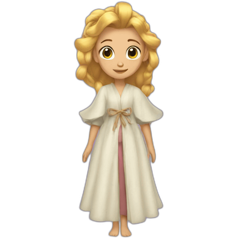 Raiponce robe emoji