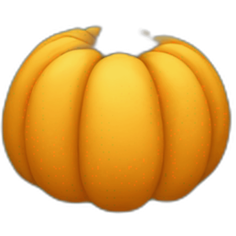 pumpkin with leafs emoji