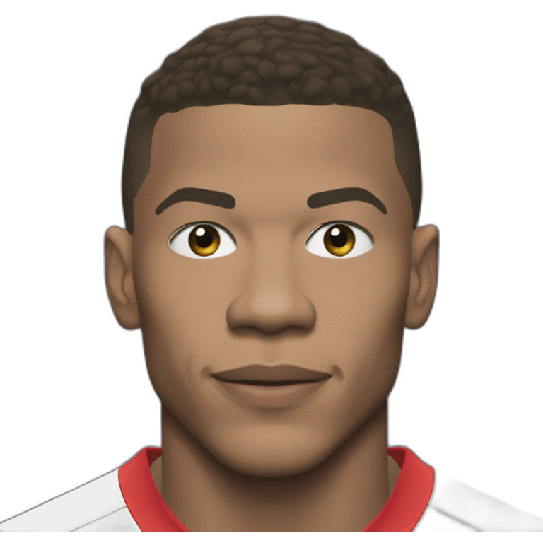 kylian mbappé qui souleve la ligue des champions emoji