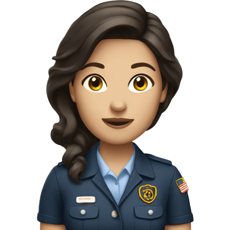 Brunette dispatcher  emoji