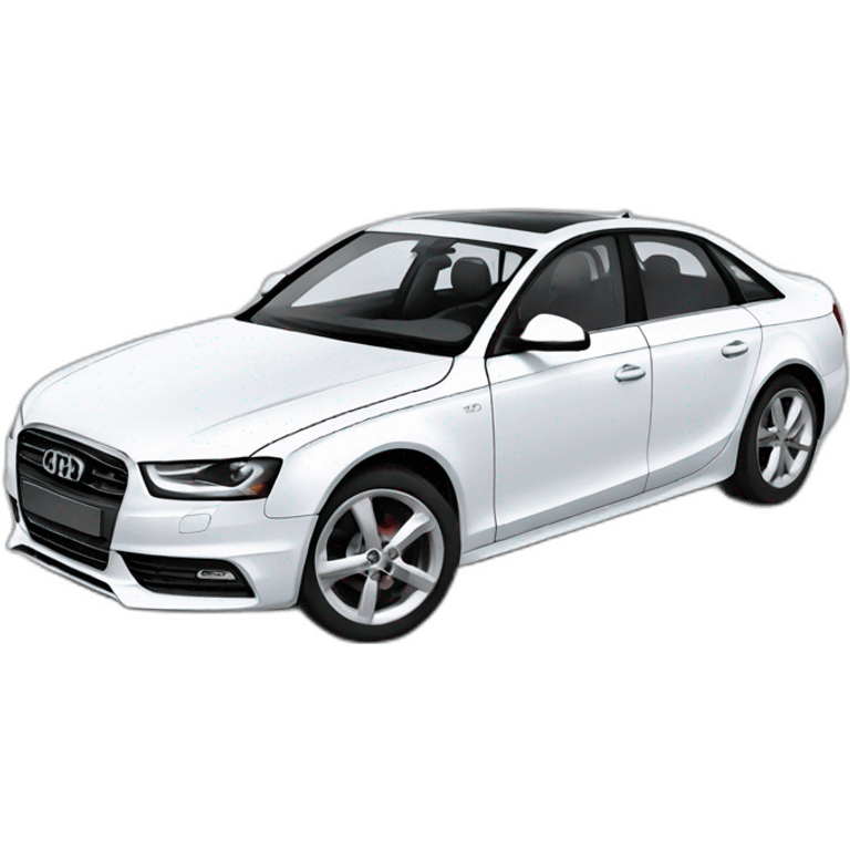 audi a4 white emoji