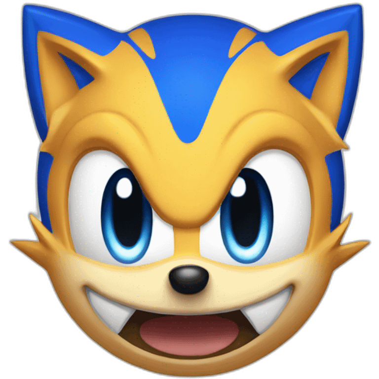 sonic smile emoji