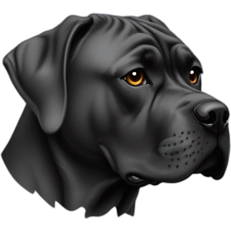 Cane Corso in profile emoji