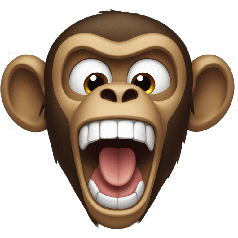 screaming monkey emoji