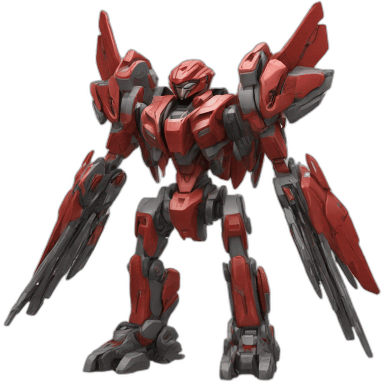 red falcon mecha emoji