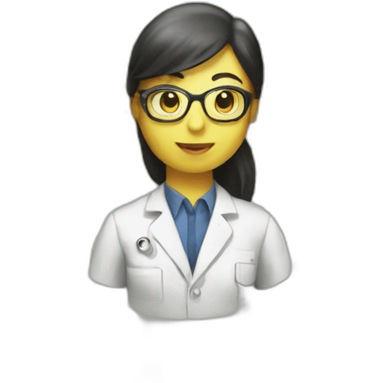 rubber duck lab worker (chimistry lab) emoji