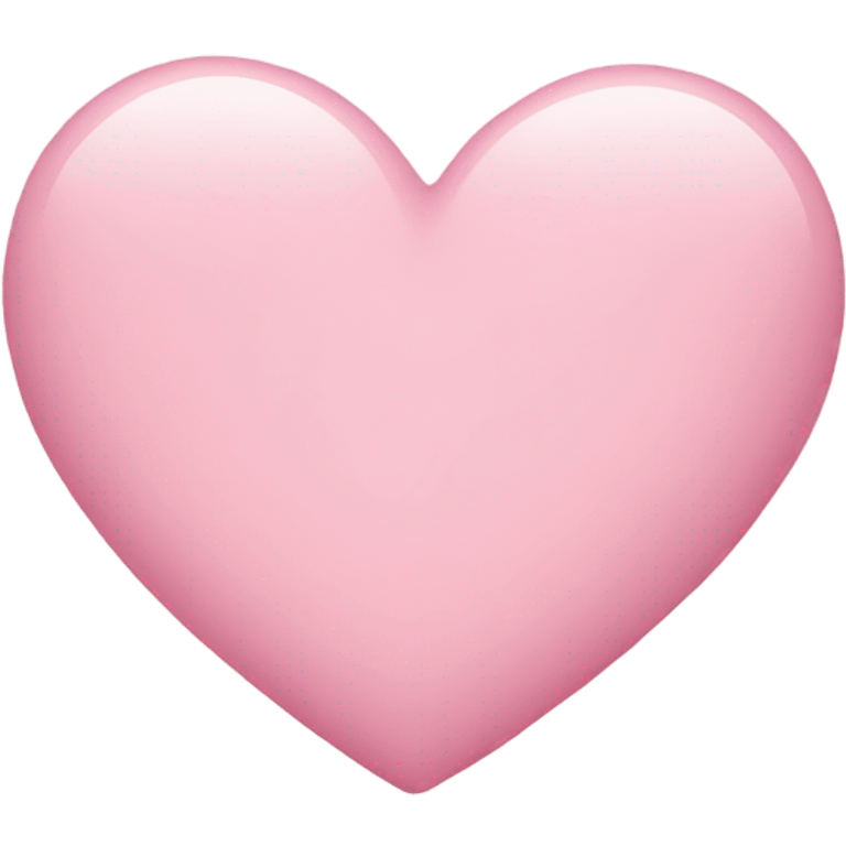 Baby pink heart emoji